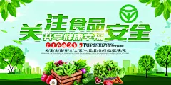 关注食品安全展板