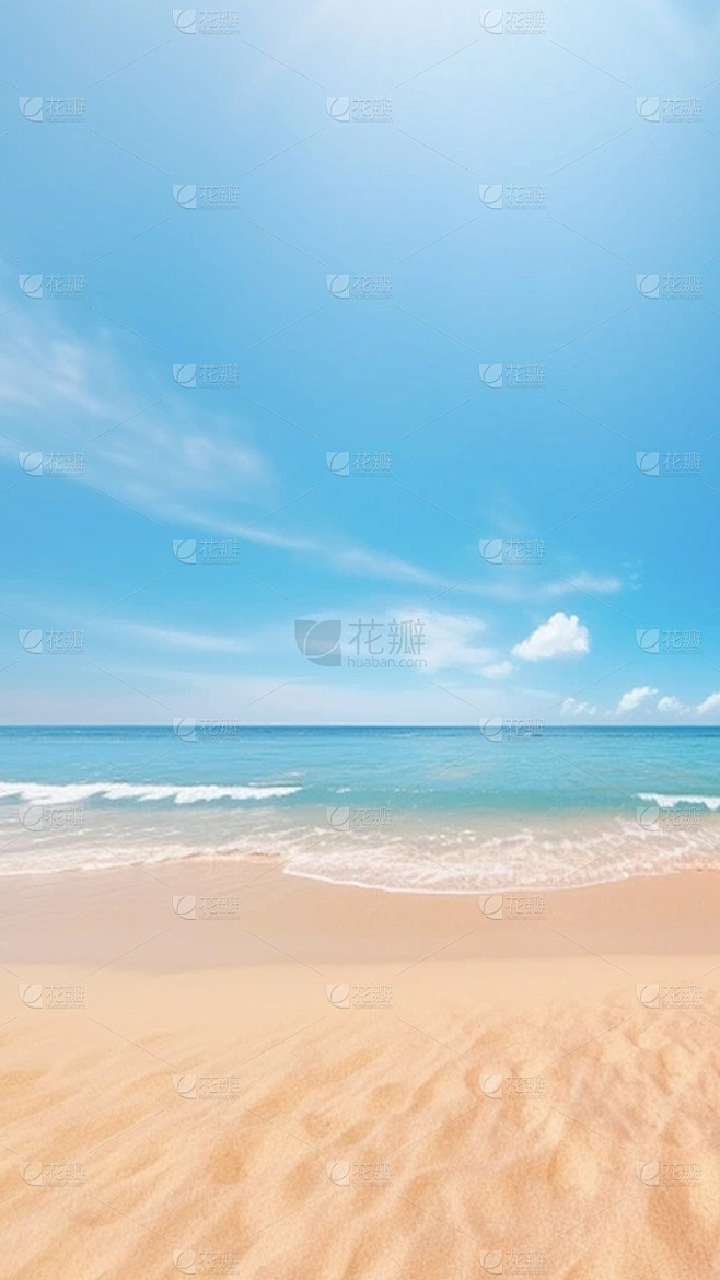 风光系列实景清新感阳光沙滩通用背景素材