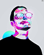 aesthetic colorful design trends everydays Glitch klarens  nft poster TRENDING vaporwave