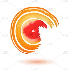 水彩画,漩涡形,华丽的,湿,商务,模板,现代,自然美,涂料,喷溅