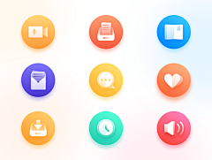 ZerOne丶采集到【UI】扁平图标