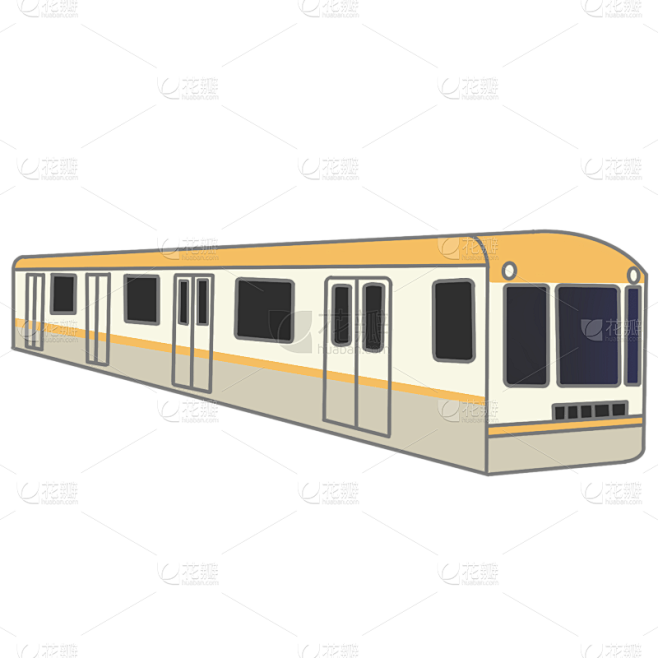 6W-常规-旅游元素-交通贴纸2-简单-...