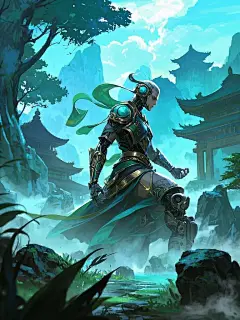 月夜啸声AI试验-绿