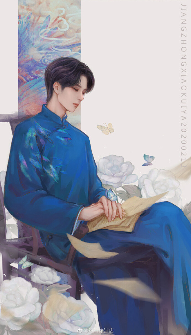 王一博手绘饭绘漫画