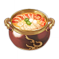 Adeptus' Temptation : Adeptus' Temptation is a food item that the player can cook. The recipe for Adeptus' Temptation is obtainable by opening a Chest on the floating island above Qingyun Peak. Adeptus' Temptation can also be obtained as a reward from the