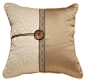 阿妮尔家纺现代中式驼色米色抱枕带绳皮带扣装饰靠包沙发靠垫含芯-淘宝网