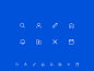 Crypto Assets Icons simple design web desgin ui clean