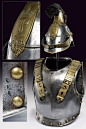 A trooper's helmet and cuirass, 19世纪巴伐利亚