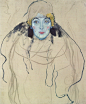 Portrait of a Lady (unfinished), 1917 - 1918 - Gustav Klimt
