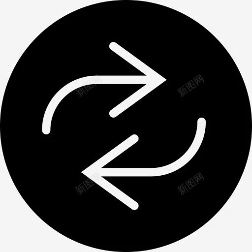 重复签名形状图标 重新运行 icon 标识 标志 UI图标 设计图片 免费下载 页面网页 平面电商 创意素材-花瓣网