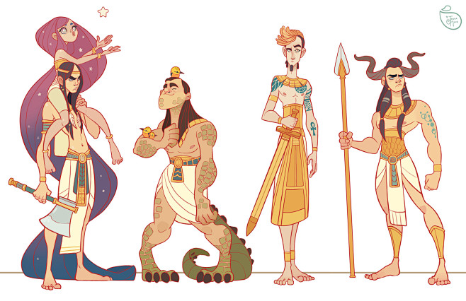  Egypt Characters St...