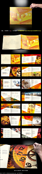 现代时尚银行投资金融画册模板PSD素材下载_企业画册|宣传画册设计图片