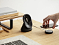 Oakywood MagSafe iPhone Stand has an ergonomically tilted milled wooden backrest