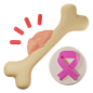 Bone cancer  3D Icon