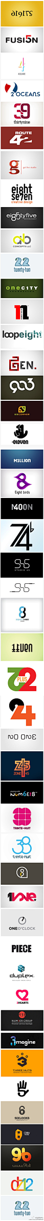 数字为元素的Logo设计汇总；(76FCB)