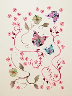 创意花绘~ （作者：Colleen Parker） ​（转）via @ins插画 ​​​​
