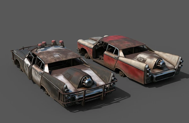 Fallout 4: New Vegas: Police Car, Jonathan Bogart : A re-imagining of ...
