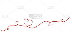 红色,心型,白色背景,缎带,汉字,超小号,卷着的,请柬,周年纪念,问候