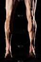 运动员的小腿肌肉