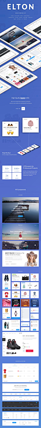 Elton UI Kit – 一套简洁设计风格的UI 套件下载-稀土区