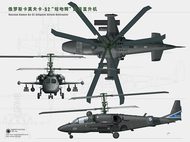 俄罗斯卡-52“短吻鳄”武装直升机