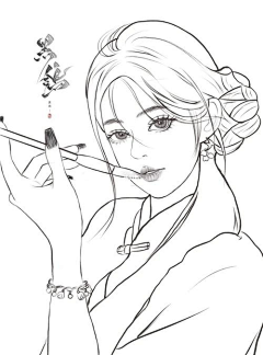 ╰つ卓儿︶ㄣ采集到手绘线稿