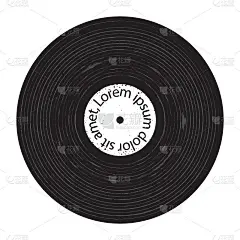Vinyl Grunge Plate