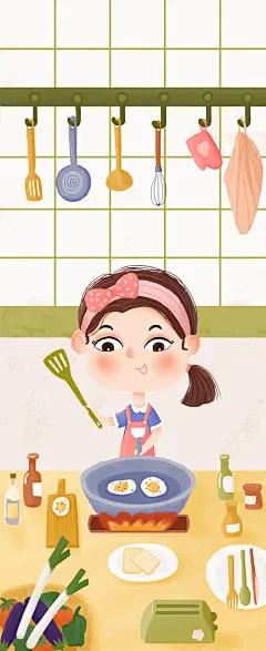 《小女孩日常》系列手机壁纸-古田路9号-品牌创意/版权保护平台