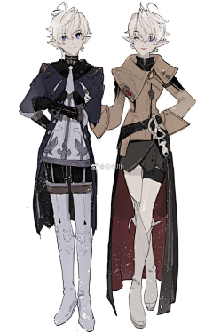 GUNJOU采集到角色/服饰 偏欧式