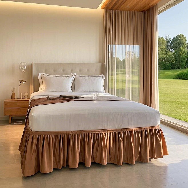 bedroom with golf co...