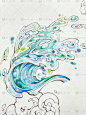 水花、浪花