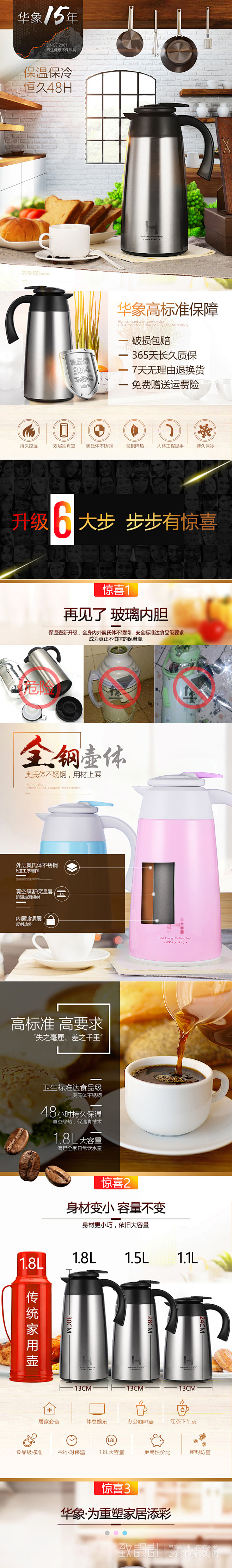 淘宝天猫 家居类目 真空不锈钢保温杯 居...