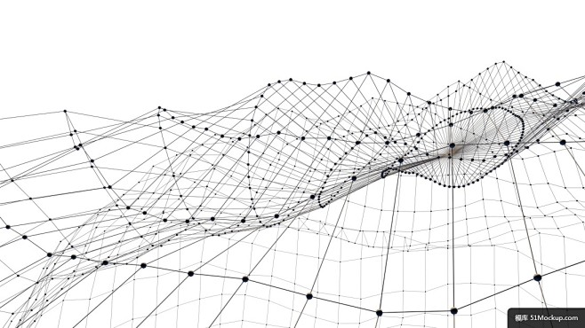 时尚抽象科技感的网络网格底纹纹理06模板...