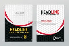 足球赛事海报或封面及其他用户的版面设计