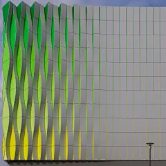 facade Urban geometry Geometrical windows walls light color Straight graphic pattern city