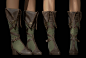 elf boot, ue4, yuri alexander : texture and shader work on the elf boot in UE4. The presentation shots are using 512 maps, unless otherwise stated.