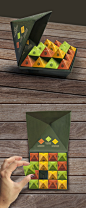 Bigelow金字塔菱形容器茶包装设计欣赏-美丽的五颜六色茶布置，让人想起什锦巧克力盒封面大图