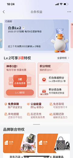 设计界-小杨哥采集到APP(会员中心/VIP/贵族特权等页面)