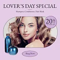 Brazil Lover's Day Hair Care Promotion Ecommerce Story