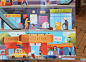 airport animals book Caroon child city kid school trasport zoo