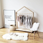 cute little clothes rack