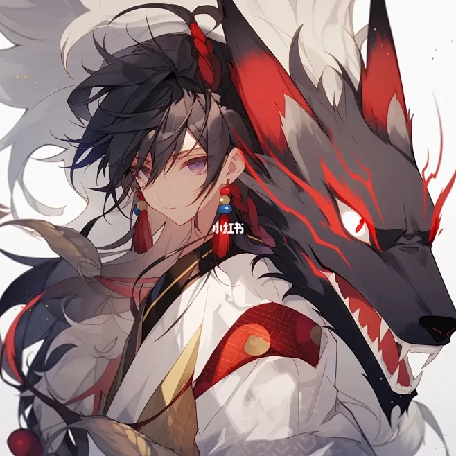 狐狸来了！狐妖少年系列头像，阴阳师风格