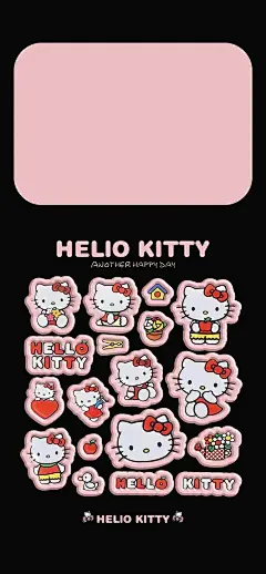 黑色系helloKitty套图壁纸1-1
