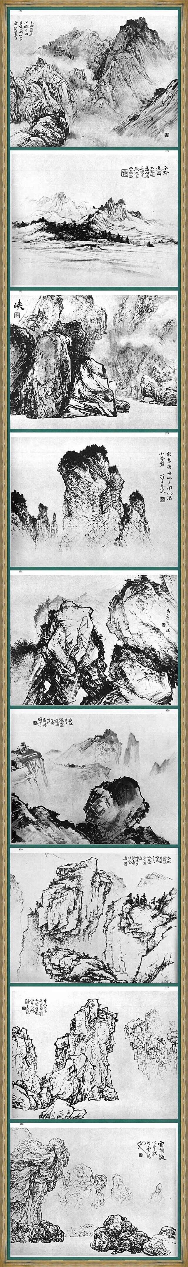 “ 国画山水画谱之山石 …”丨黎雄才 ​...