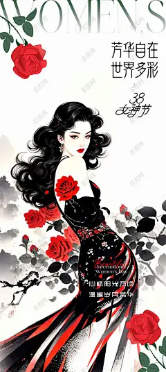 38妇女节海报 38妇女节海报 38节海报 38女神节海报 女人节海报 女王节海报 女生节海报 妇女节活动海报 女神节活动海报-星图网