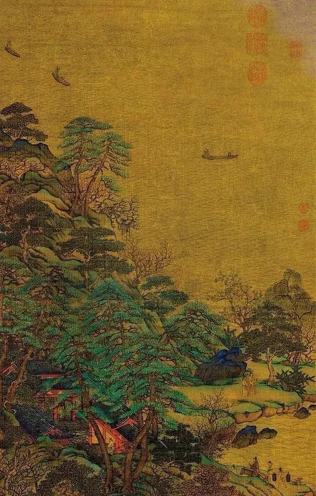 “青绿山水”的开端 : 中国画是中华文化的象征之一，山水画作为中国画的重要组成部分，有着独特的文化内...-花瓣网