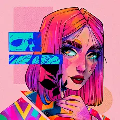 Charringo © —复古的霓虹风配色插画 ​​​​