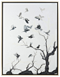 John Richard Teng Fei'S Black Birds JRO-2728 traditional-paintings