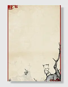 山水古典唯美背景图