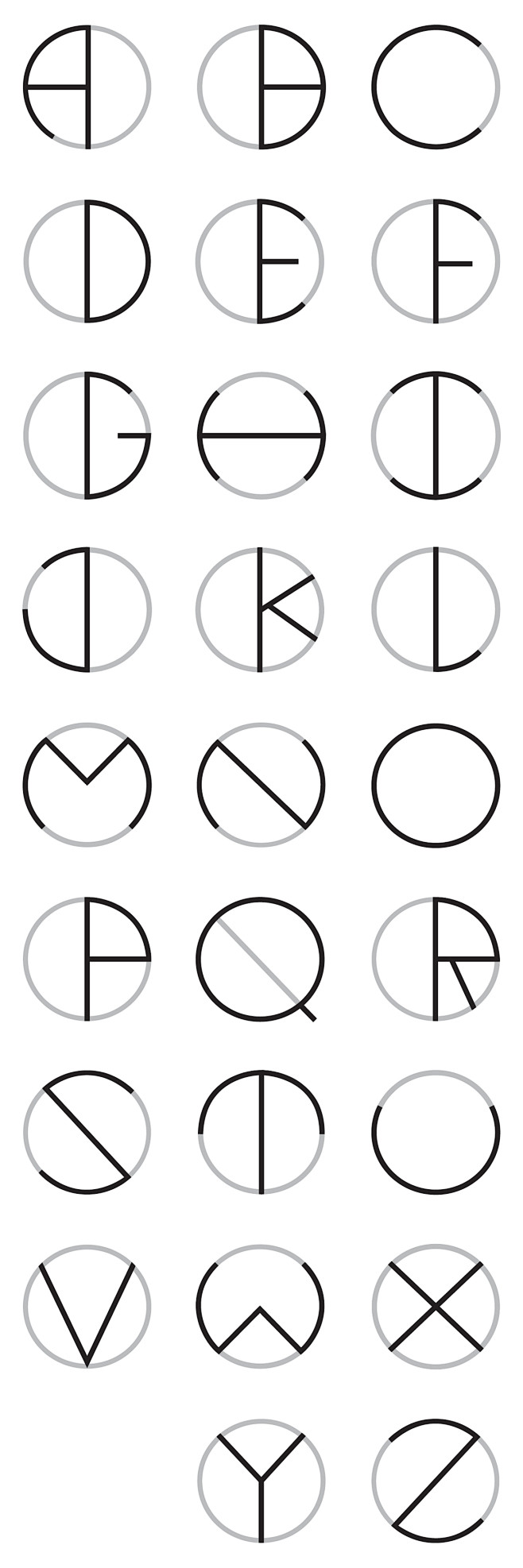 circle typeface : a ...